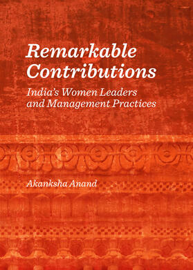 Anand |  Remarkable Contributions | Buch |  Sack Fachmedien