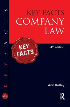 Ridley |  Key Facts Company Law | Buch |  Sack Fachmedien