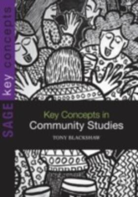 Blackshaw |  Key Concepts in Community Studies | eBook | Sack Fachmedien