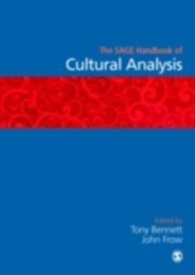 Frow / Bennett |  The SAGE Handbook of Cultural Analysis | eBook | Sack Fachmedien