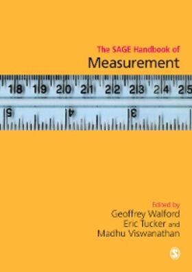 Walford / Tucker / Viswanathan |  The SAGE Handbook of Measurement | eBook | Sack Fachmedien