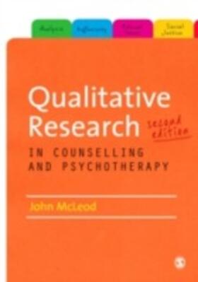 McLeod |  Qualitative Research in Counselling and Psychotherapy | eBook | Sack Fachmedien