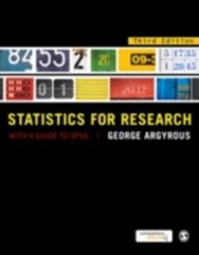 Argyrous |  Statistics for Research | eBook | Sack Fachmedien