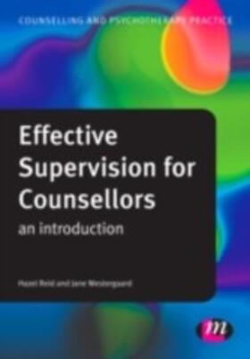 Westergaard / Reid |  Effective Supervision for Counsellors | eBook | Sack Fachmedien