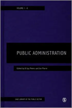 Peters / Pierre |  Public Administration | Buch |  Sack Fachmedien