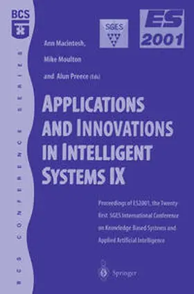 Macintosh / Moulton / Preece |  Applications and Innovations in Intelligent Systems IX | eBook | Sack Fachmedien