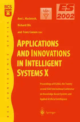 Macintosh / Ellis / Coenen |  Applications and Innovations in Intelligent Systems X | eBook | Sack Fachmedien