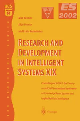 Preece / Coenen |  Research and Development in Intelligent Systems XIX | eBook | Sack Fachmedien