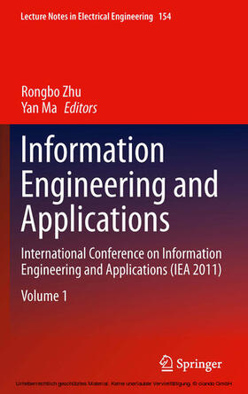 Zhu / Ma |  Information Engineering and Applications | eBook | Sack Fachmedien