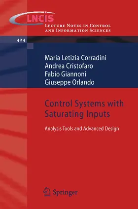 Corradini / Orlando / Cristofaro |  Control Systems with Saturating Inputs | Buch |  Sack Fachmedien