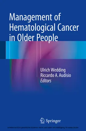 Wedding / Audisio |  Management of Hematological Cancer in Older People | eBook | Sack Fachmedien