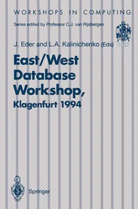 Eder / Kalinichenko |  East/West Database Workshop | eBook | Sack Fachmedien