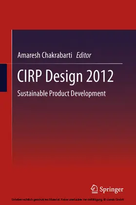 Chakrabarti / Chakrabarty |  CIRP Design 2012 | eBook | Sack Fachmedien