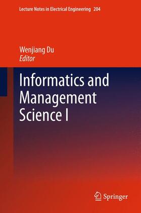 Du |  Informatics and Management Science I | Buch |  Sack Fachmedien