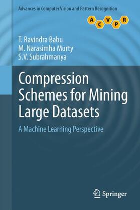 Ravindra Babu / Subrahmanya / Narasimha Murty |  Compression Schemes for Mining Large Datasets | Buch |  Sack Fachmedien
