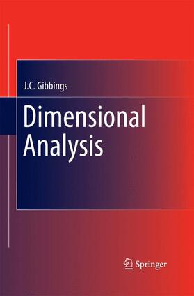 Gibbings |  Dimensional Analysis | Buch |  Sack Fachmedien