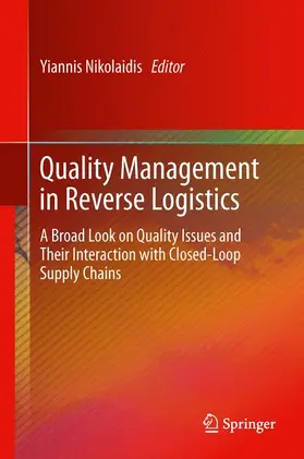 Nikolaidis |  Quality Management in Reverse Logistics | Buch |  Sack Fachmedien