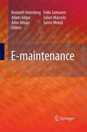 Holmberg / Adgar / Mekid |  E-maintenance | Buch |  Sack Fachmedien