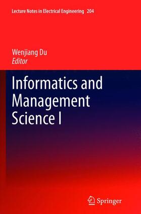 Du |  Informatics and Management Science I | Buch |  Sack Fachmedien