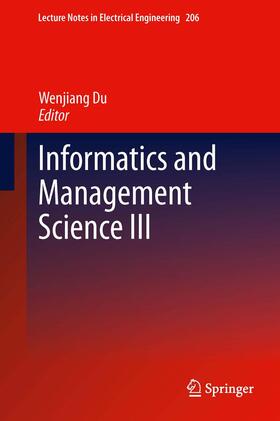 Du |  Informatics and Management Science III | Buch |  Sack Fachmedien