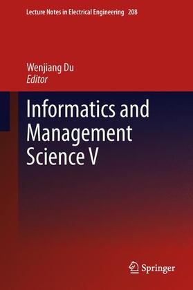 Du |  Informatics and Management Science V | Buch |  Sack Fachmedien