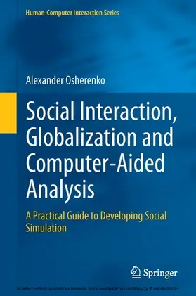 Osherenko |  Social Interaction, Globalization and Computer-Aided Analysis | eBook | Sack Fachmedien