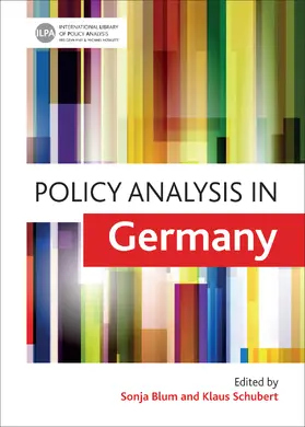 Blum / Schubert |  Policy analysis in Germany | Buch |  Sack Fachmedien