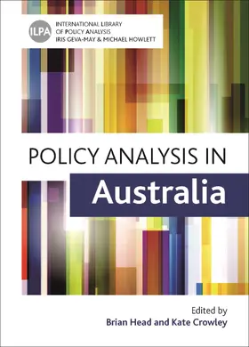 Head / Crowley |  Policy analysis in Australia | Buch |  Sack Fachmedien