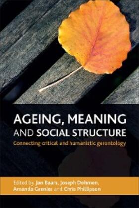Baars / Dohmen / Grenier |  Ageing, Meaning and Social Structure | eBook | Sack Fachmedien