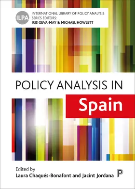 Jordana / Chaqués-Bonafont / Chaques-Bonafont |  Policy Analysis in Spain | Buch |  Sack Fachmedien