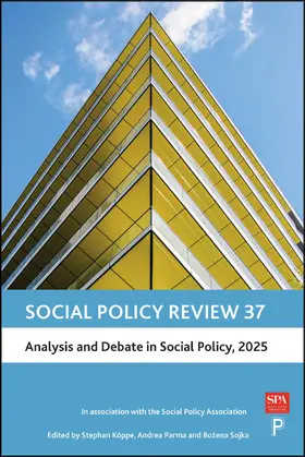 Köppe / Parma / Sojka |  Social Policy Review 37 | Buch |  Sack Fachmedien