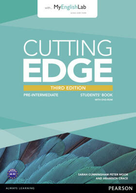 Crace / Cunningham / Moor |  Cutting Edge 3rd Edition Pre-Intermediate Students' Book with DVD and MyEnglishLab Pack | Buch |  Sack Fachmedien