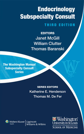 McGill / Baranski / Clutter |  The Washington Manual of Endocrinology Subspecialty Consult | Buch |  Sack Fachmedien