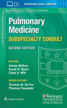 Shifren / Byers / Witt |  The Washington Manual Pulmonary Medicine Subspecialty Consult | Buch |  Sack Fachmedien