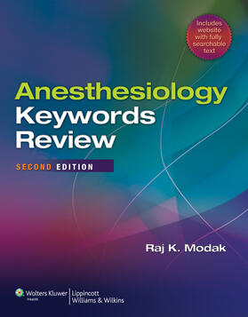 Modak |  Anesthesiology Keywords Review | Buch |  Sack Fachmedien