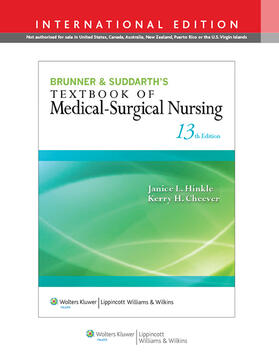 Hinkle / Cheever |  Brunner & Suddarth's Textbook of Medical-Surgical Nursing | Buch |  Sack Fachmedien