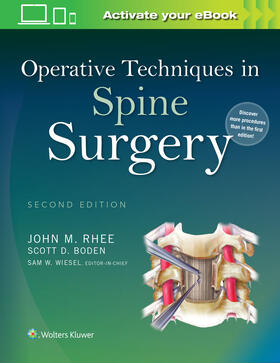 Rhee / Boden |  Operative Techniques in Spine Surgery | Buch |  Sack Fachmedien