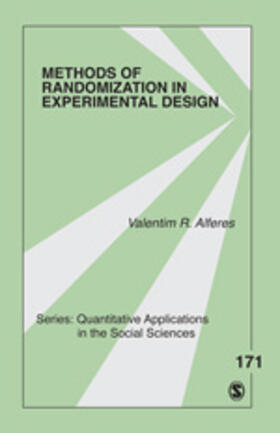 Alferes |  Methods of Randomization in Experimental Design | Buch |  Sack Fachmedien