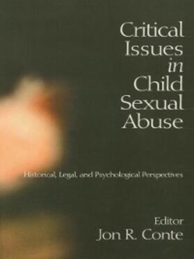 Conte |  Critical Issues in Child Sexual Abuse | eBook | Sack Fachmedien