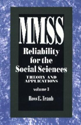 Traub |  Reliability for the Social Sciences | eBook | Sack Fachmedien