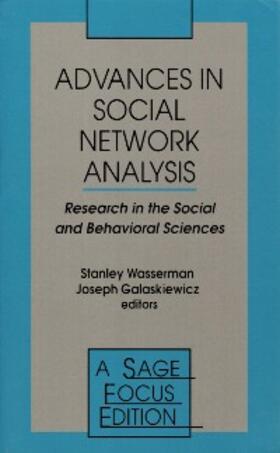 Wasserman / Galaskiewicz |  Advances in Social Network Analysis | eBook | Sack Fachmedien