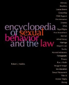Maddex |  Encyclopedia of Sexual Behavior and the Law | eBook | Sack Fachmedien
