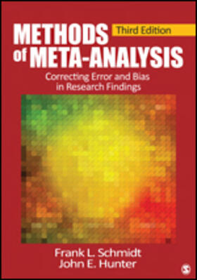 Schmidt / Hunter |  Methods of Meta-Analysis | Buch |  Sack Fachmedien