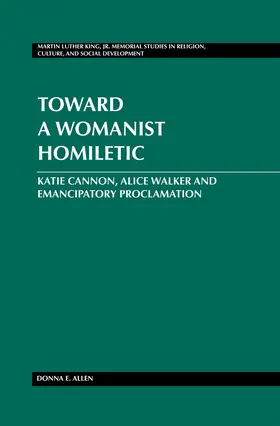 Allen |  Toward a Womanist Homiletic | eBook | Sack Fachmedien