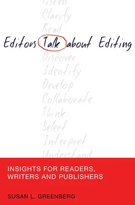 Greenberg |  Editors Talk about Editing | eBook | Sack Fachmedien