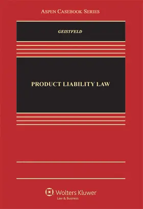 Geistfeld |  Products Liability Law | Buch |  Sack Fachmedien