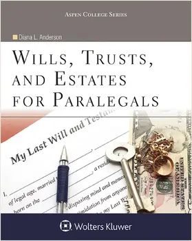 Anderson |  Wills, Trusts, and Estates for Paralegals | Buch |  Sack Fachmedien