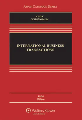 Chow |  International Business Transactions: Problems, Cases, and Materials | Buch |  Sack Fachmedien