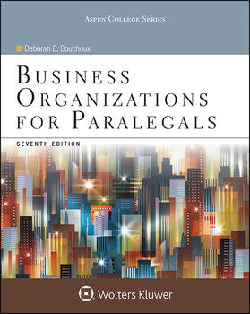 Bouchoux |  Business Organizations for Paralegals | Buch |  Sack Fachmedien