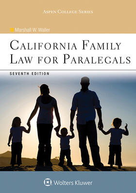 Waller |  California Family Law for Paralegals | Buch |  Sack Fachmedien